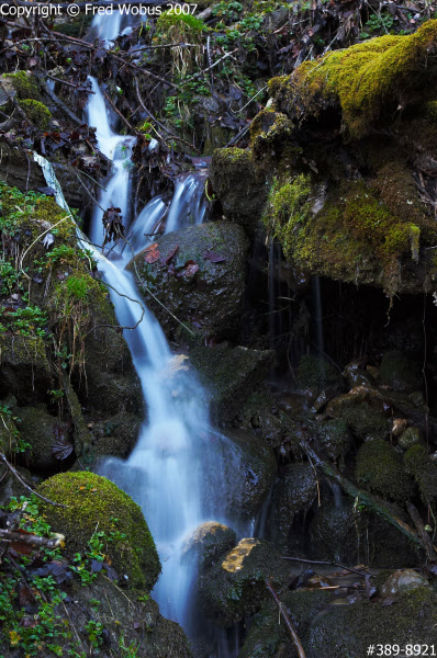 Road-side water fall