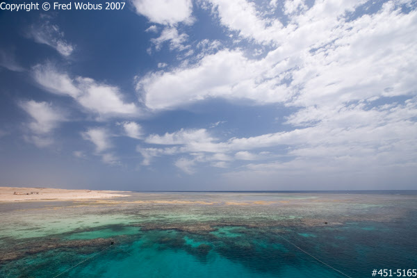 Reef and clouds