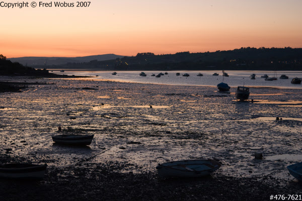 Sunset over the Teign estuary