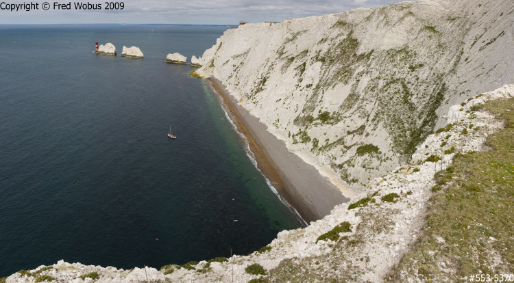 The Needles from Scratchells Bay