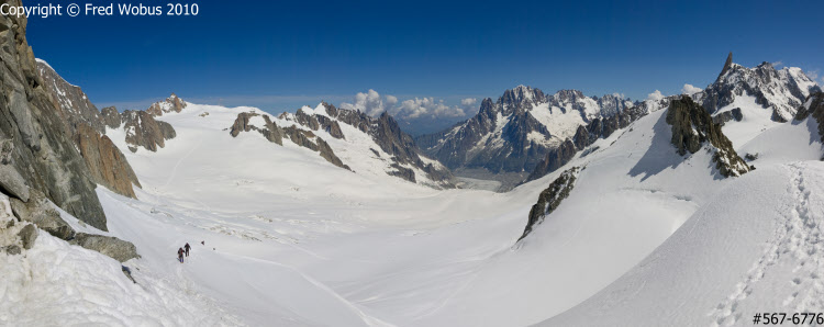 Col Du Midi to Grandes Jorasses