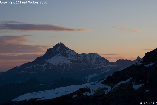 Sunrise over Grivola